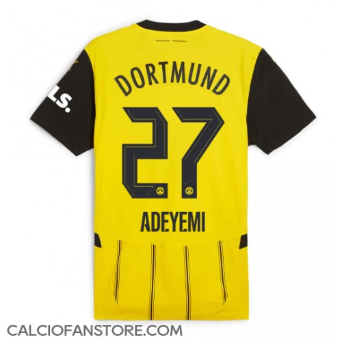 Maglia Calcio Borussia Dortmund Karim Adeyemi #27 Prima Divisa 2024-25 Manica Corta